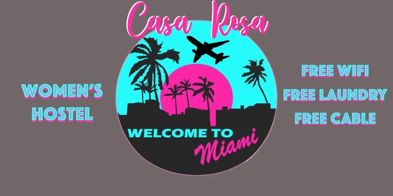 Casa Rosa All Women'S Hostel Miami Exterior photo